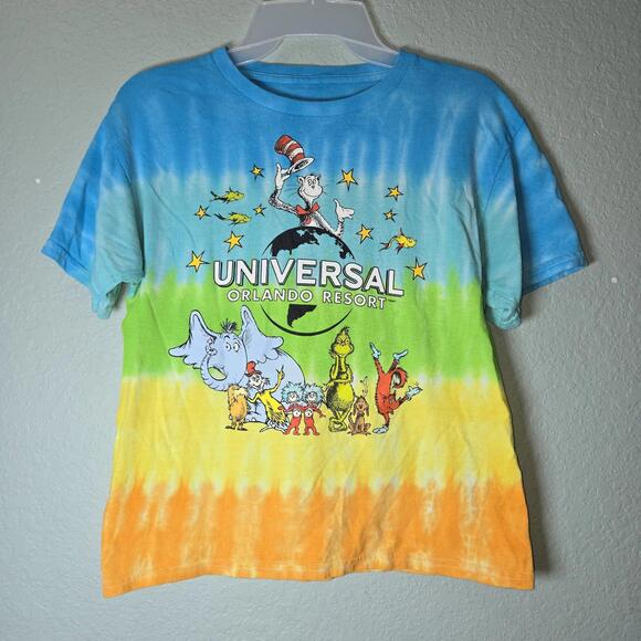 Other - Universal Studios Orlando Resort Dr. Seuss Short-Sleeve T-Shirt Youth L Tie-Dye